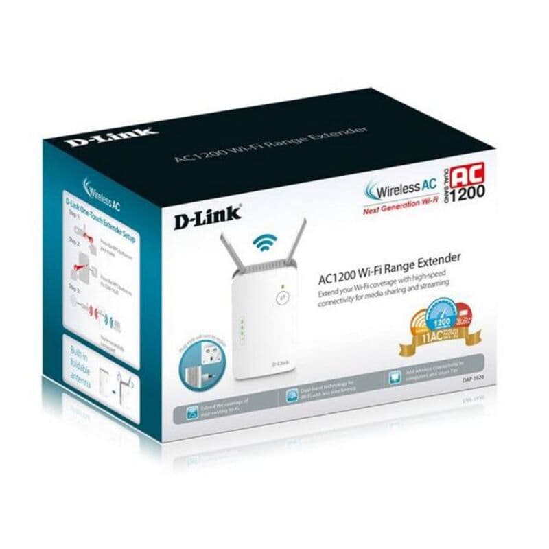 D-Link DAP-1620/E prolongateur réseau Répéteur réseau Blanc - Image 1