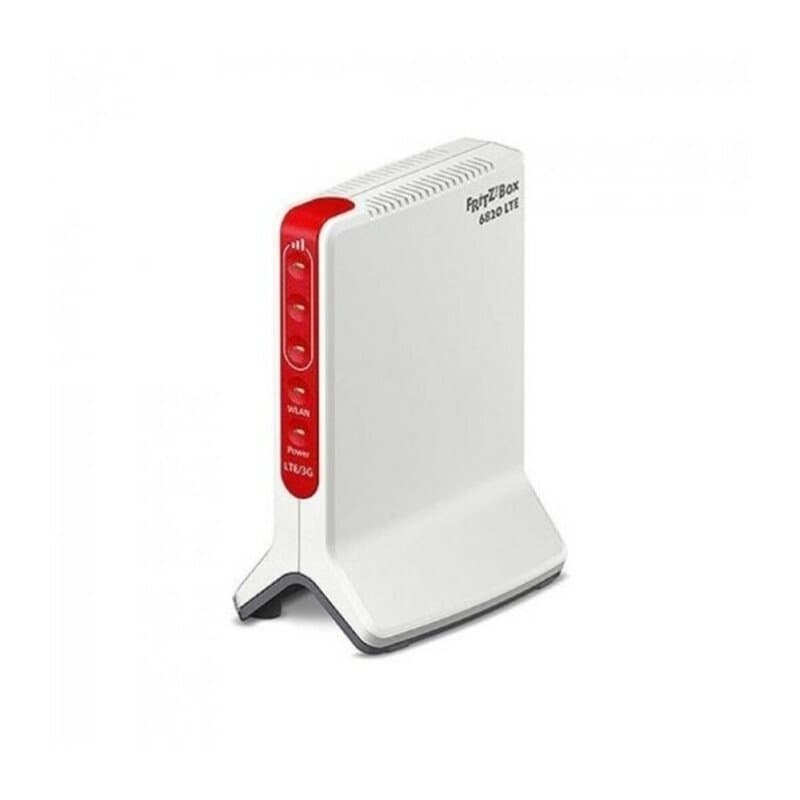 Fritz!Box Box 6820 LTE International routeur sans fil Gigabit Ethernet Monobande (2,4 GHz) 4G Rouge, Blanc - Image 1