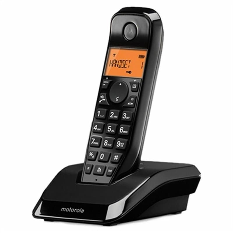 Motorola S1201 Téléphone DECT Identification de l'appelant Noir - Image 1