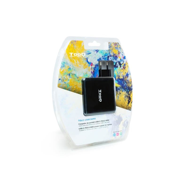 Tooq TQLC-USBC90PD adaptateur de puissance & onduleur Auto 90 W Noir - Image 1