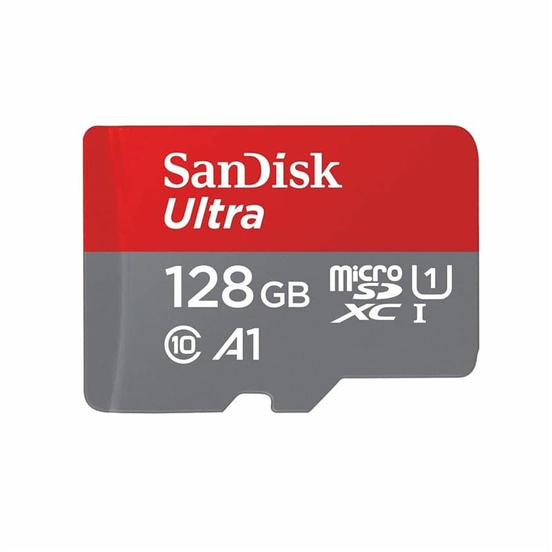 Carte Mémoire Micro SD avec Adaptateur SanDisk Ultra Noir 128 GB UHS-I - Image 1