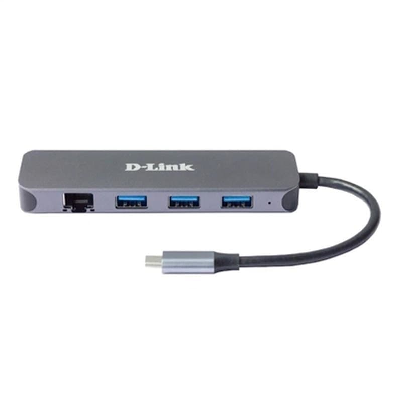 D-Link Hub USB-C 5-en-1 avec Gigabit Ethernet/alimentation DUB-2334 - Image 1