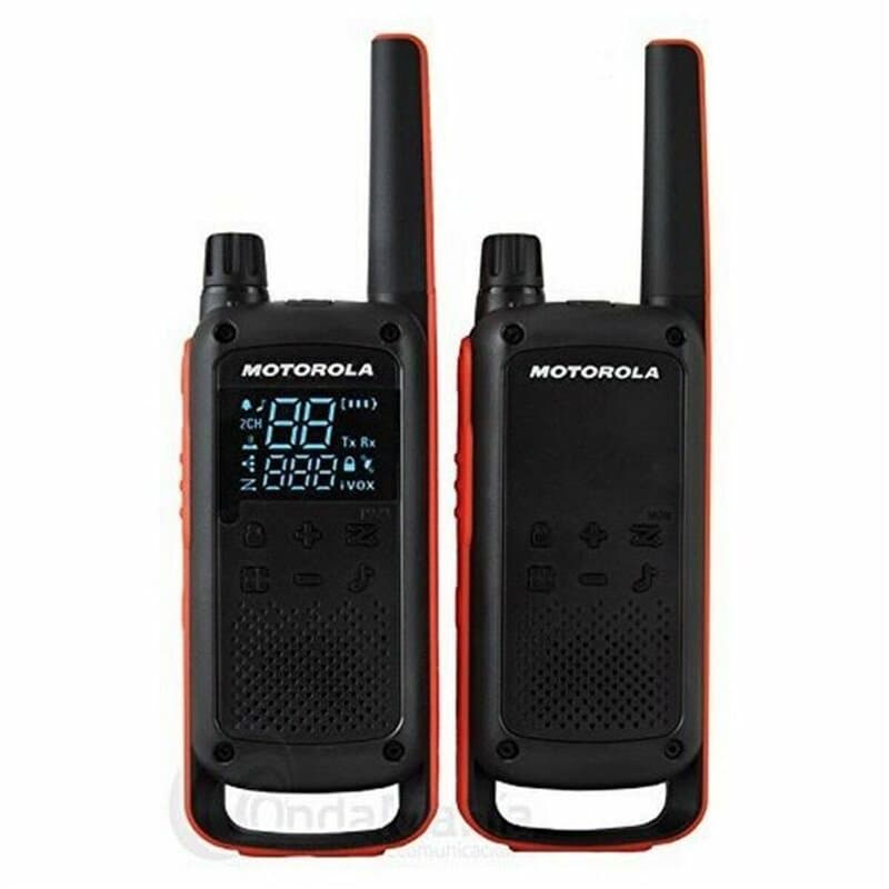 Motorola Talkabout T82 radio bidirectionnelle 16 canaux 446 - 446.2 MHz Noir, Orange - Image 1
