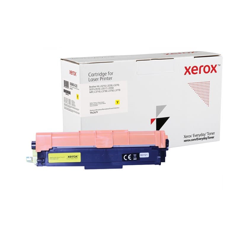Everyday Toner (TM) Jaune de Xerox compatible avec TN-247Y, Grande capacité - Image 1