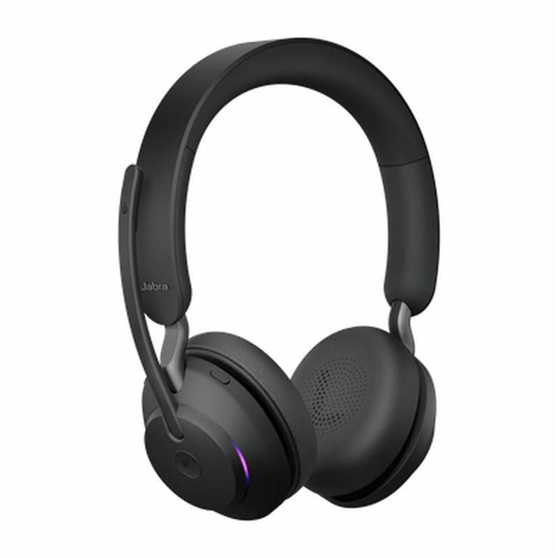 Jabra Evolve2 65, MS Stereo Casque Sans fil Arceau Bureau/Centre d'appels USB Type-C Bluetooth Noir - Image 1