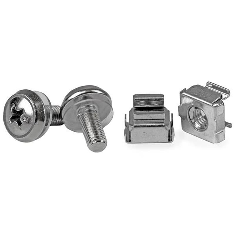 Startech.com Paquet de 50 vis de montage et écrous cage M5 pour armoire serveur - Image 1