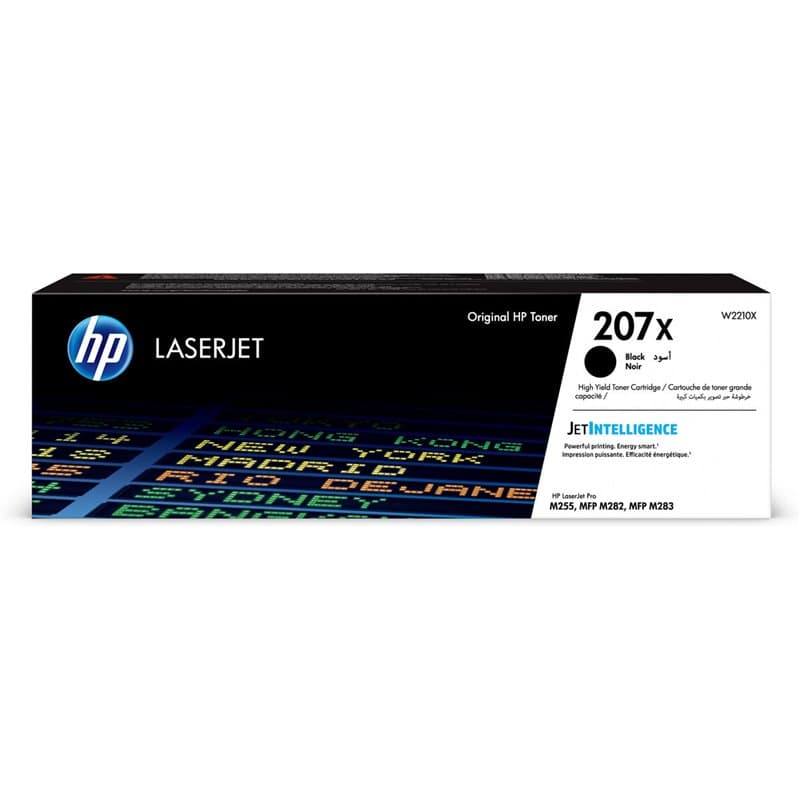 HP Toner noire LaserJet 207X authentique grande capacité - Image 1