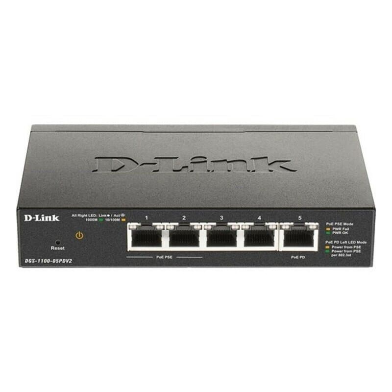 Switch D-Link DGS-1100-05PDV2 5xGbE PoE - Image 1