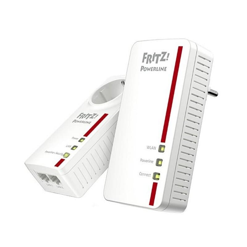 Fritz!Powerline Powerline 1260E WLAN Set 1200 Mbit/s Ethernet/LAN Wifi Blanc 2 pièce(s) - Image 1