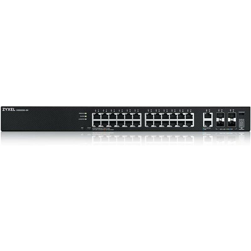 Zyxel XGS2220-30 Géré L3 Gigabit Ethernet (10/100/1000) Noir - Image 1