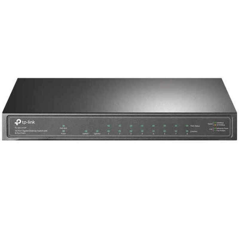 Tp-Link TL-SG1210P Non-géré Gigabit Ethernet (10/100/1000) Connexion Ethernet, supportant l'alimentation via ce port (PoE) Gris - Image 1