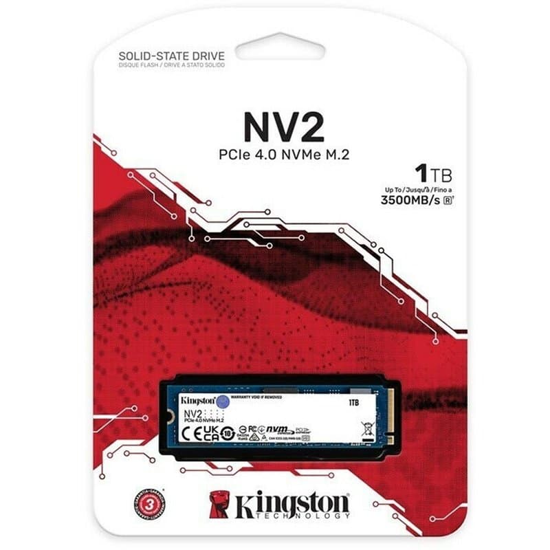 Kingston Technology 1000G NV2 M.2 2280 PCIe 4.0 NVMe SSD - Image 1