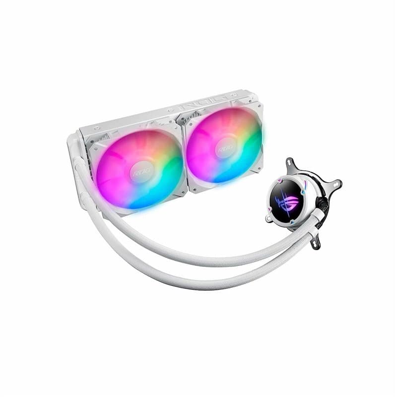 Asus ROG STRIX LC II 240 ARGB White Edition Processeur Refroidisseur de liquide tout-en-un 12 cm Blanc 1 pièce(s) - Image 1