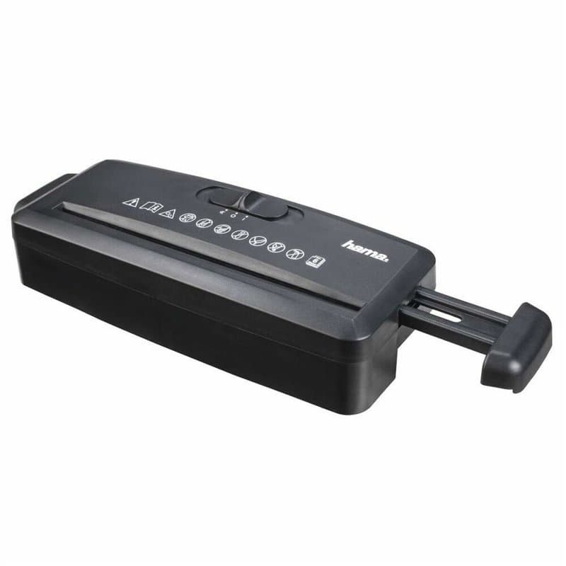 Hama Mini S6 destructeur de papier Découpage en bandes 72 dB 21,7 cm Noir - Image 1