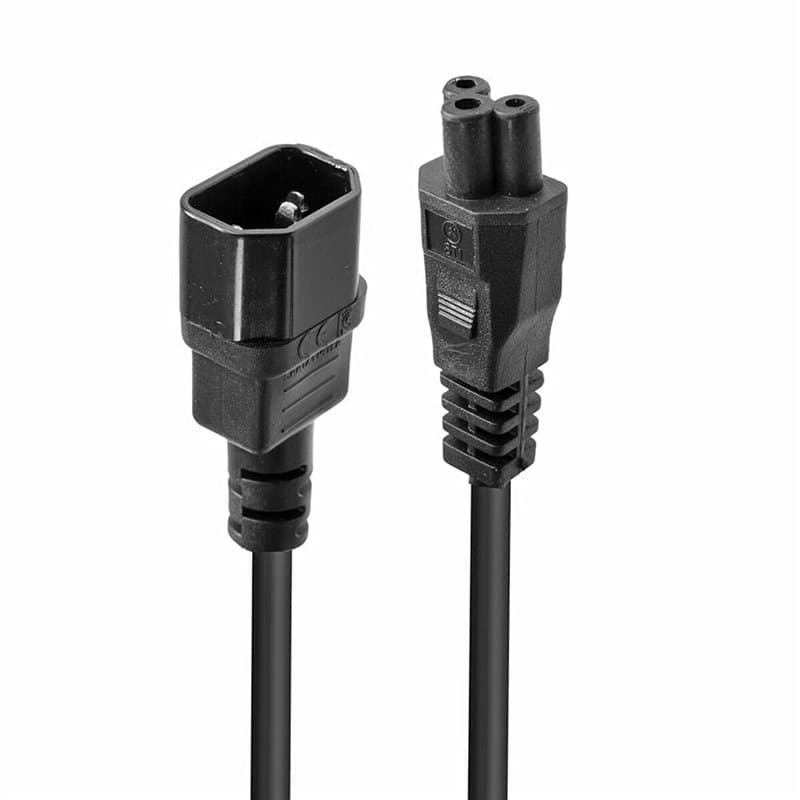 Lindy 30342 câble électrique Noir 3 m Coupleur C14 Coupleur C5 - Image 1