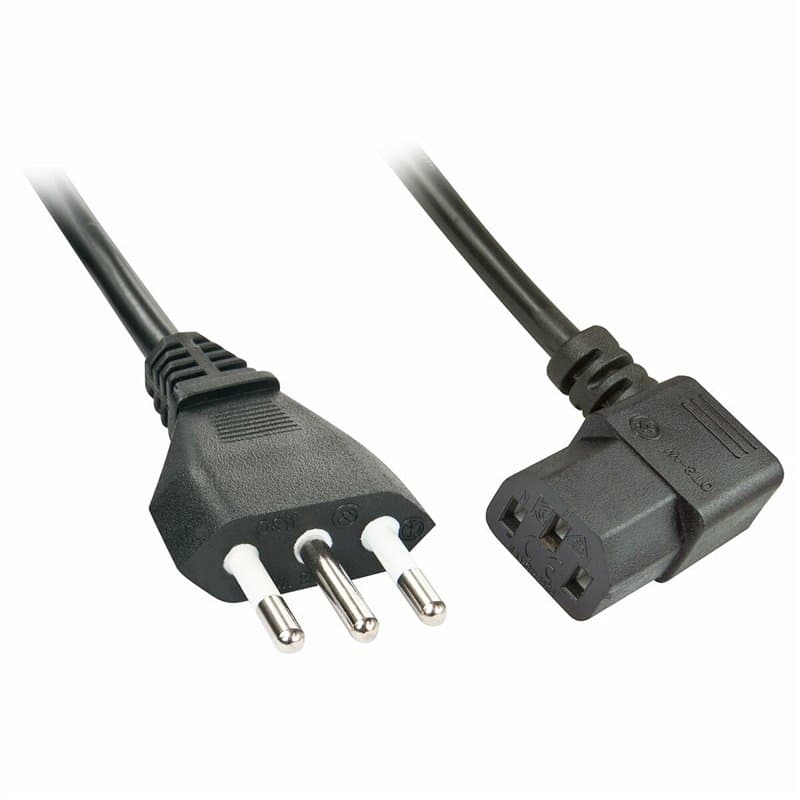 Lindy 30346 câble électrique Noir 2 m Coupleur C13 - Image 1