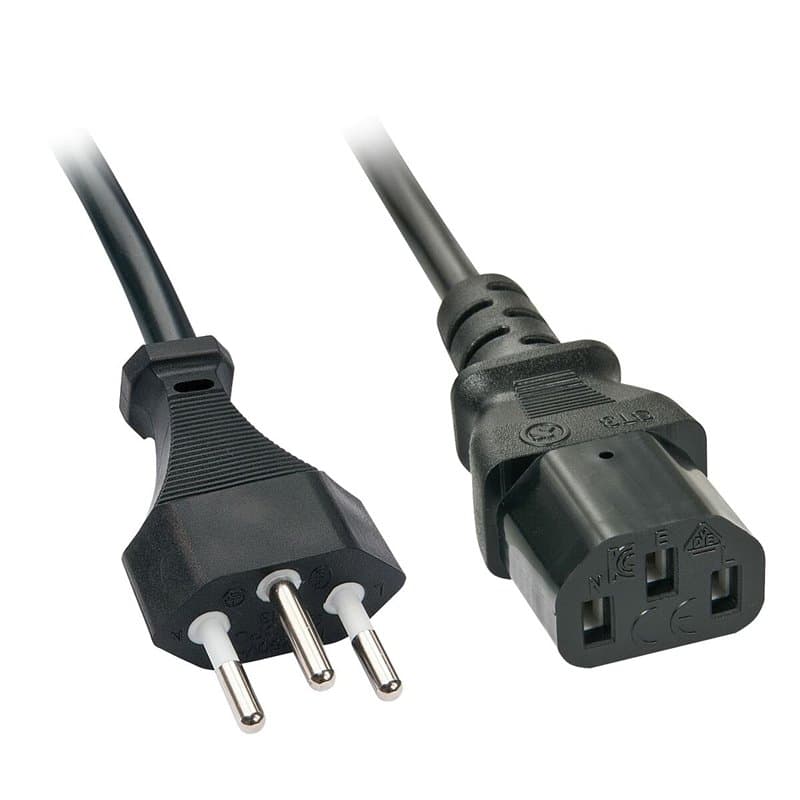 Lindy 30417 câble électrique Noir 2 m Coupleur C13 - Image 1