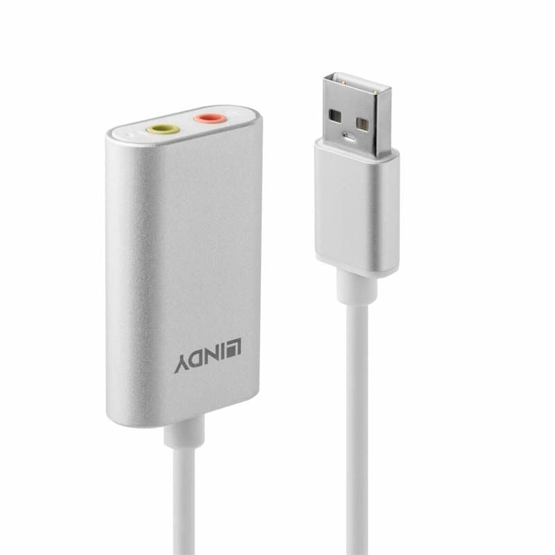 Lindy 42926 convertisseur audio Argent, Blanc - Image 1