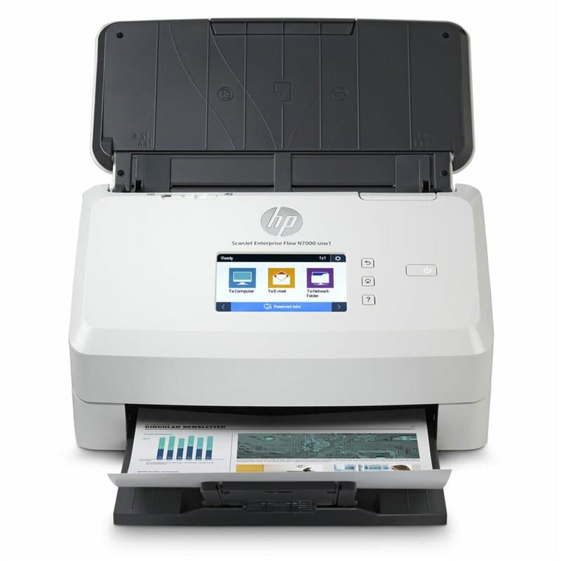 HP Scanjet Enterprise Flow N7000 Alimentation papier de scanner 600 x 600 DPI A4 Blanc - Image 1
