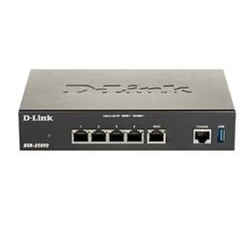 D-Link DSR-250V2 routeur sans fil Gigabit Ethernet Noir - Image 1