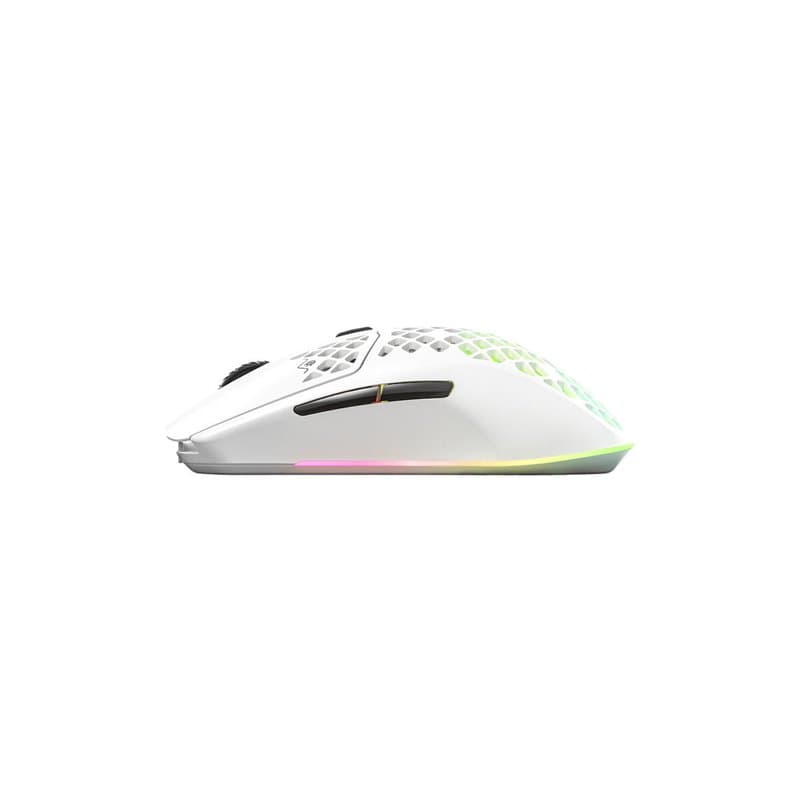 Souris SteelSeries Aerox 3 Blanc Multicouleur Monochrome - Image 1