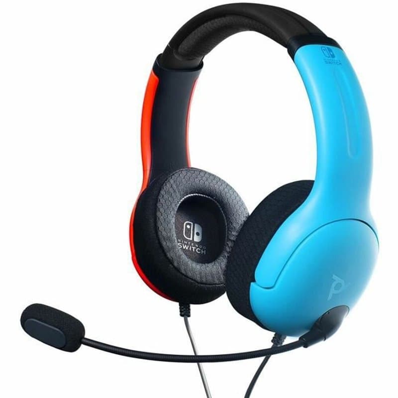 PDP LVL40 Casque Avec fil Arceau Jouer Noir, Bleu, Rouge - Image 1