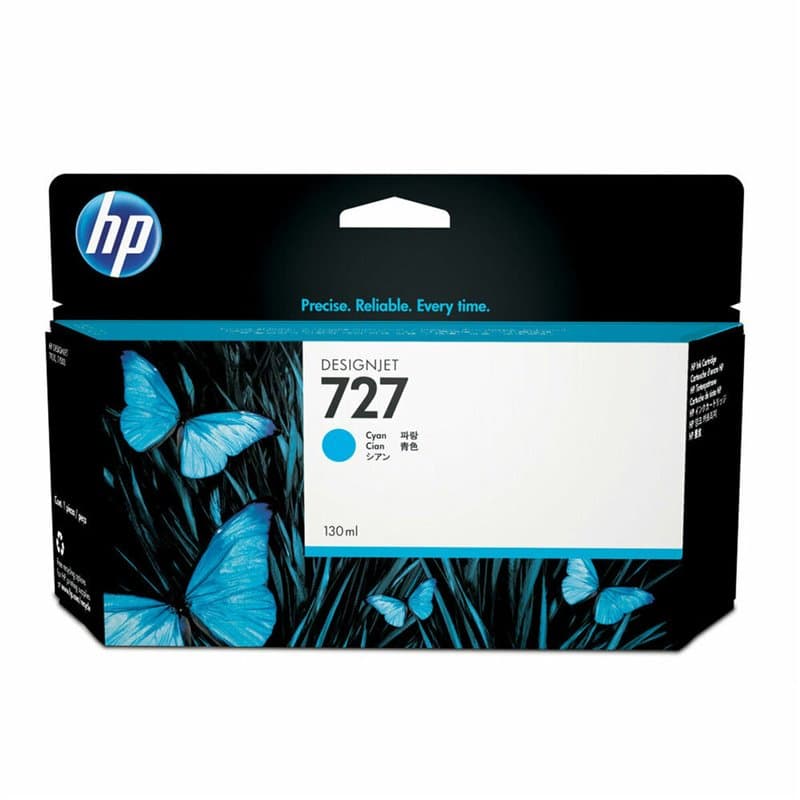 HP 727 cartouche d'encre DesignJet cyan, 130 ml - Image 1