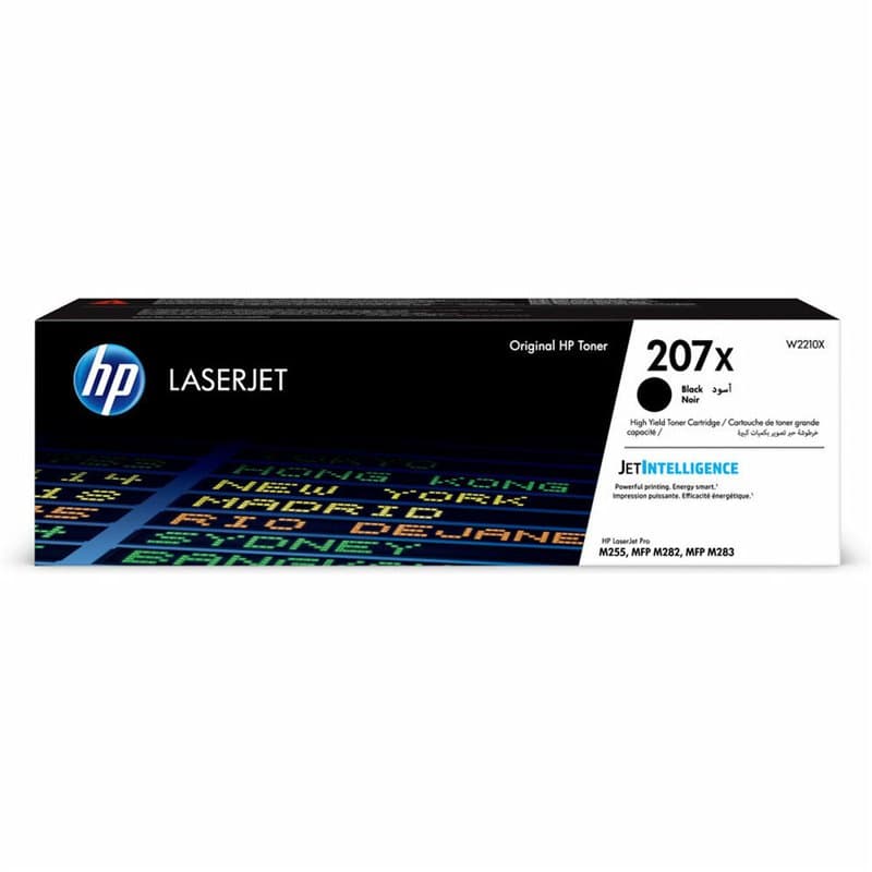 HP Toner noire LaserJet 207X authentique grande capacité - Image 1