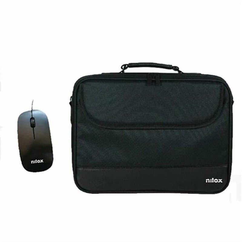 Mallette pour Portable et Souris Nilox NXMOS5156BK 15,6" Noir 16" - Image 1