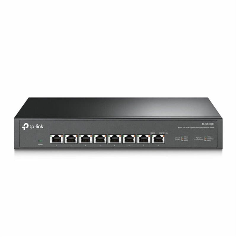 Tp-Link TL-SX1008 commutateur réseau Non-géré 10G Ethernet (100/1000/10000) 1U Noir - Image 1