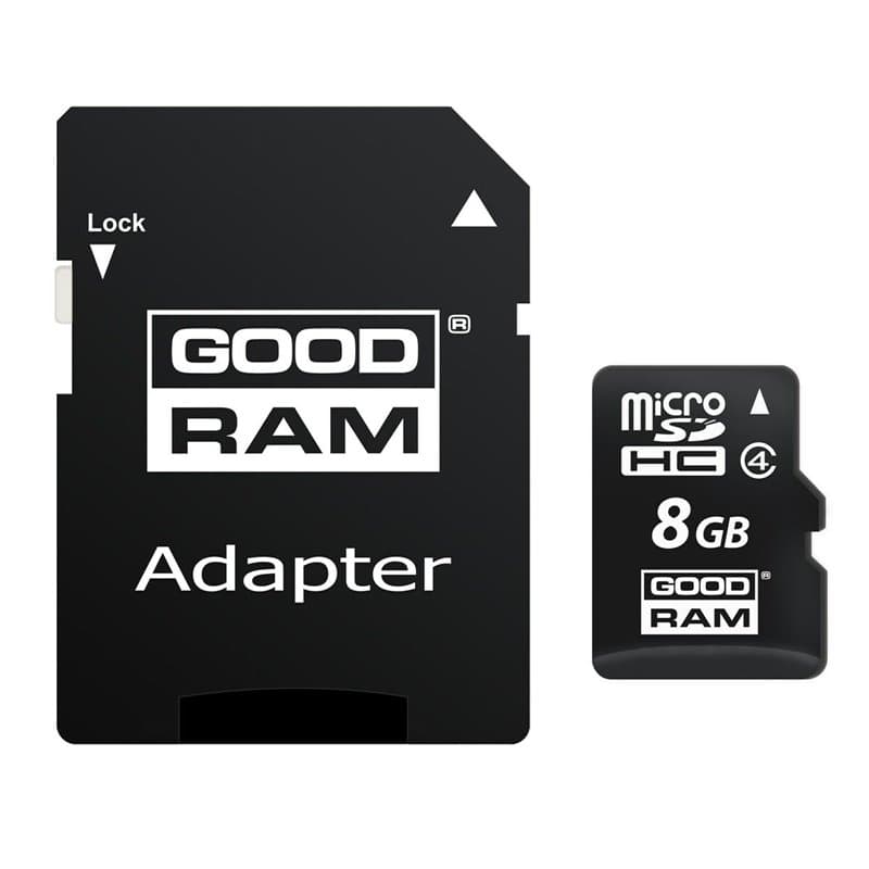Goodram M40A 8 Go MicroSDHC UHS-I Classe 4 - Image 1
