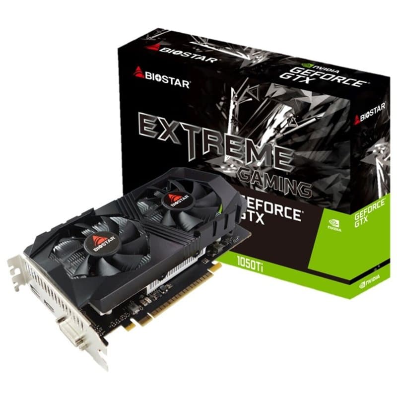 Carte Graphique Biostar VN1055TF41 Nvidia GeForce GTX 1050 Ti 4 GB GDDR5 - Image 1