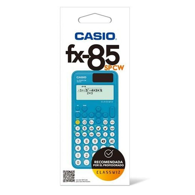Calculatrice Casio Bleu Plastique - Image 1