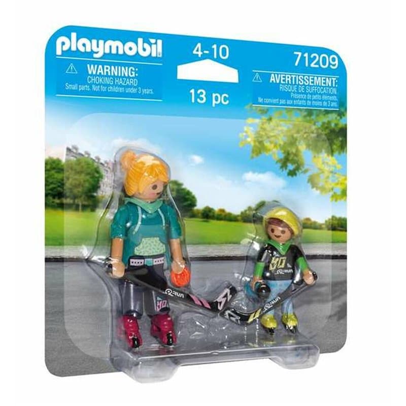 Playset Playmobil 71209 13 Pièces Joueur de hockey Duo - Image 1