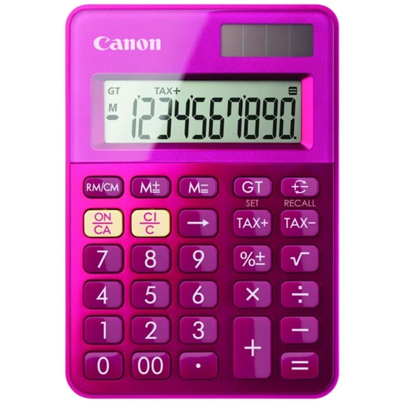 Canon LS-100K calculatrice Bureau Calculatrice basique Rose - Image 1