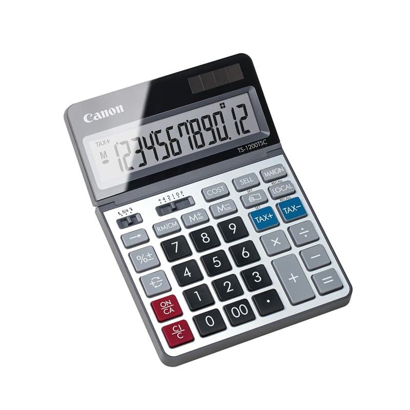 Canon TS-1200TSC calculatrice Bureau Calculatrice basique Métallique - Image 1