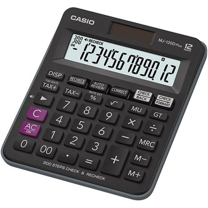 Calculatrice Casio Noir Plastique - Image 1