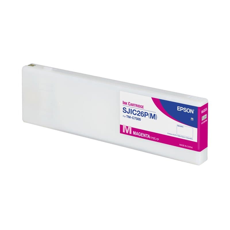 Epson SJIC26P(M): Ink cartridge for ColorWorks C7500 (Magenta) - Image 1