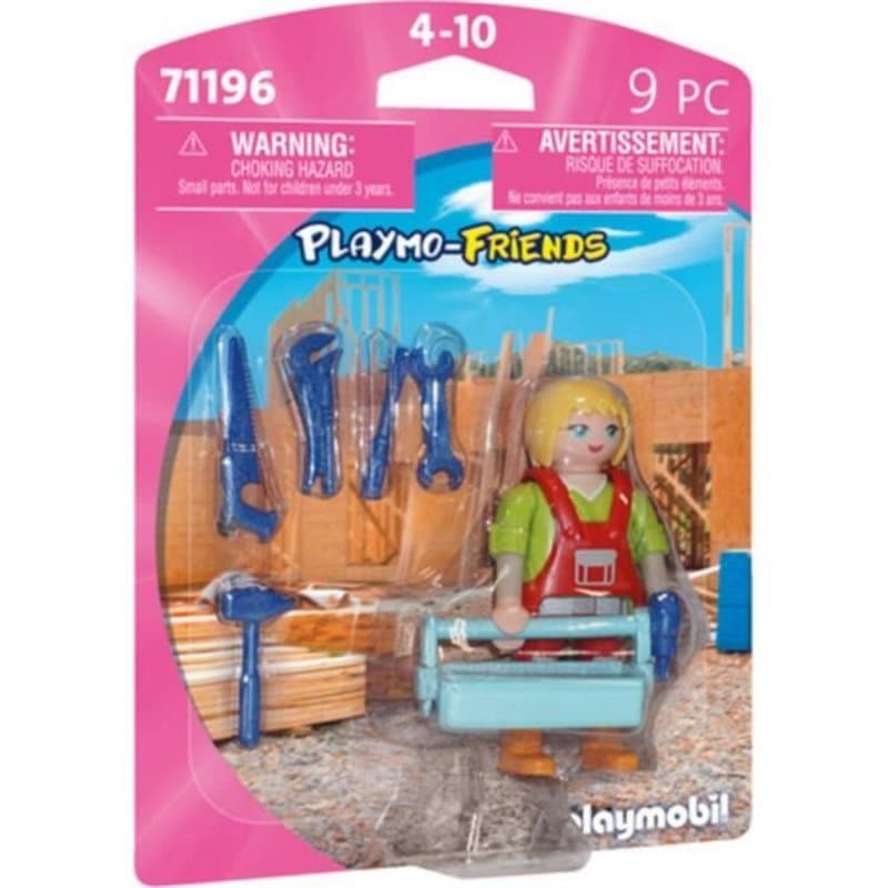 Playset Playmobil 71196 Playmo-Friends Technician 9 Pièces - Image 1