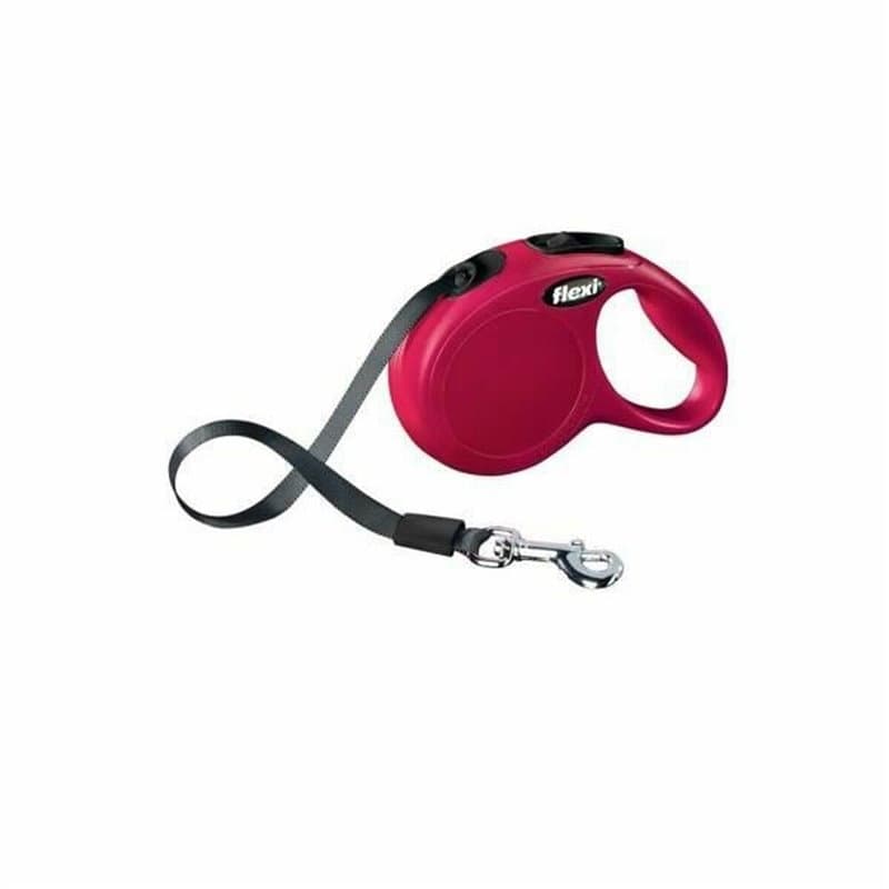 Laisse pour Chien Flexi New Classic 5m Rouge Taille S - Image 1