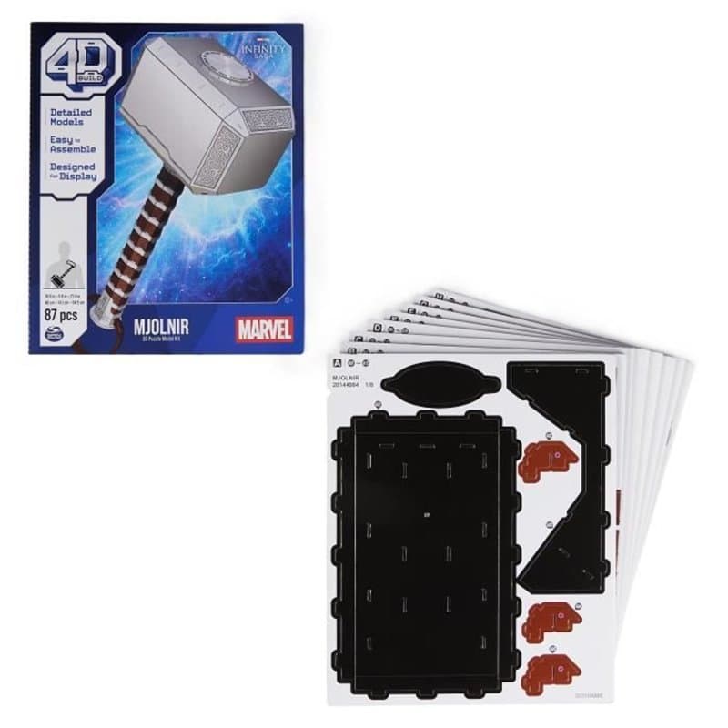 Set de construction Marvel Mjolnir 87 Pièces 48 x 14 x 54,5 cm Marron Multicouleur - Image 1