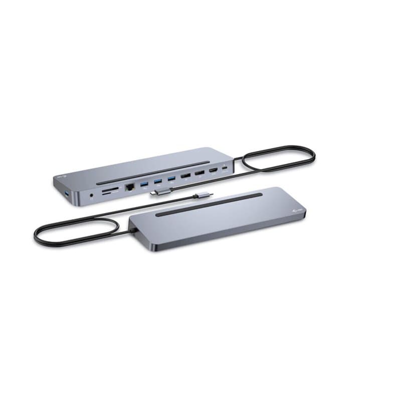 I-Tec USB-C Metal Ergonomic 3x 4K Display Docking Station + Power Delivery 100 W - Image 1