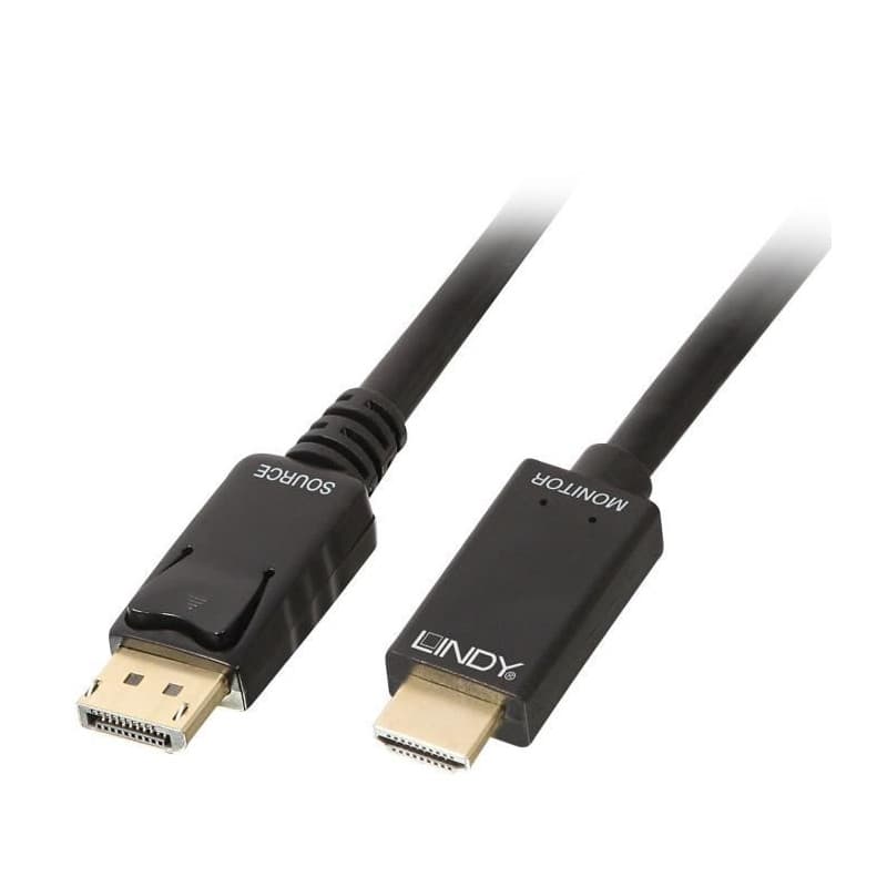 Lindy 36921 câble vidéo et adaptateur 1 m DisplayPort HDMI Type A (Standard) Noir - Image 1