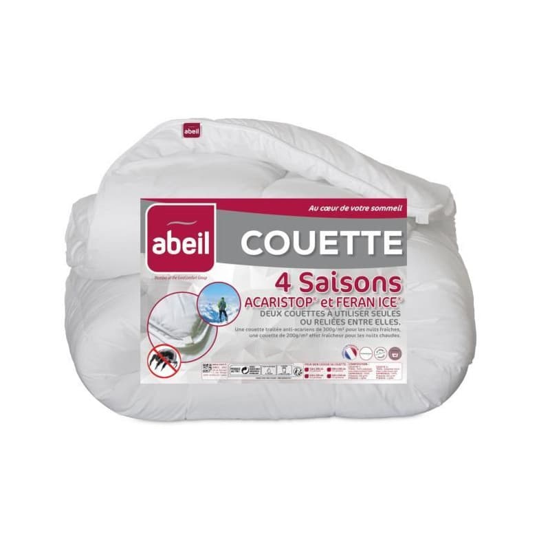 Remplissage de couette Abeil 4 Seasons Anti-mites 300 g/m² 220 x 240 cm - Image 1