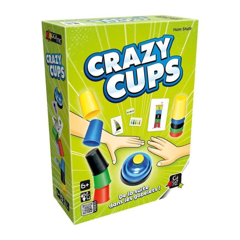 Jeu de société Gigamic Crazy Cups (FR) - Image 1