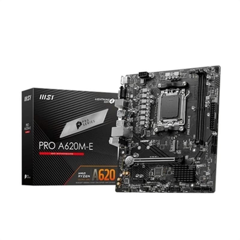 MSI PRO A620M-E carte mère AMD A620 Emplacement AM5 mini ATX - Image 1