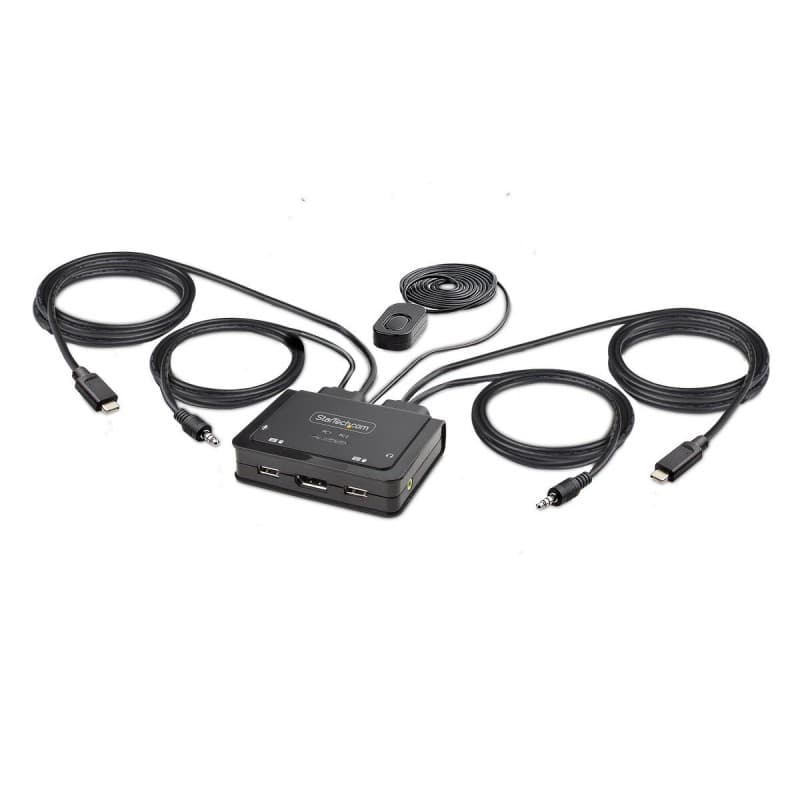 Startech.com C2-D46-UC2-CBL-KVM commutateur écran, clavier et souris Noir - Image 1