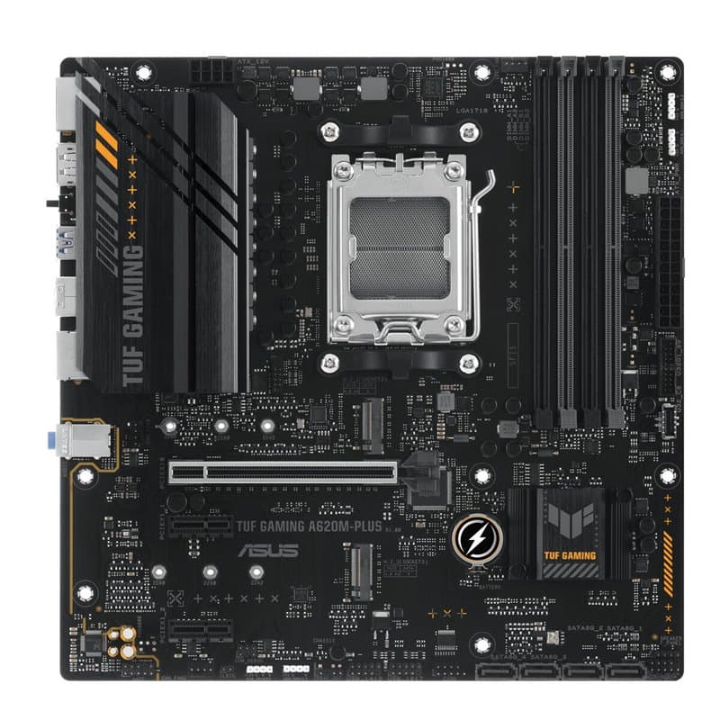 Asus TUF Gaming A620M-PLUS AMD A620 Emplacement AM5 micro ATX - Image 1