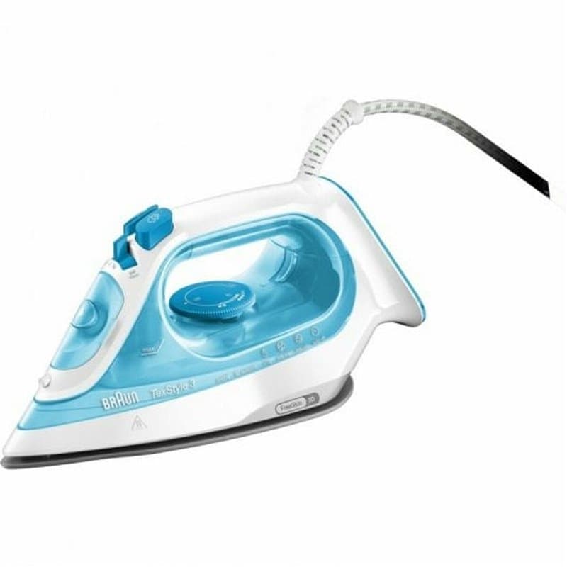Braun TexStyle 3 Steam Iron SI 3053 Blue Semelle en céramique 2400 W Bleu - Image 1