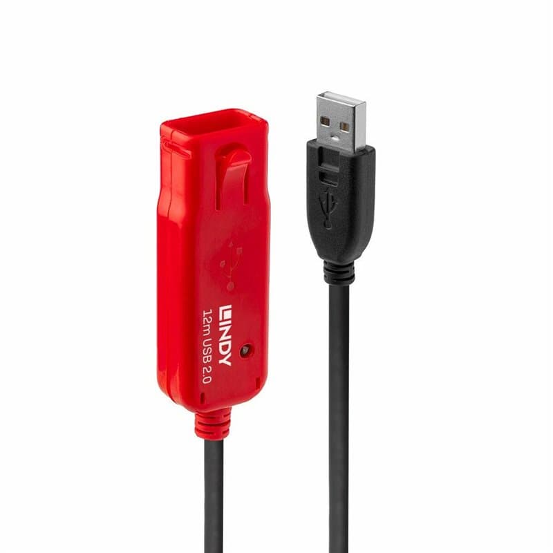 Lindy 42782 câble USB 12 m USB 2.0 USB A Noir - Image 1